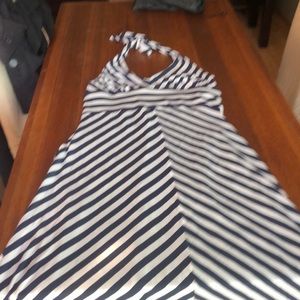 Banana Republic halter neck maxi dress